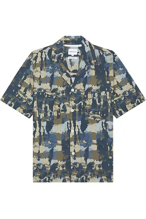 Norse projects Camisa en color azul talla M en - Blue. Talla M (también en XL/1X).