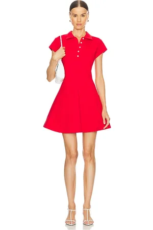 Caroline Constas Minivestido maia en color rojo talla L en - Red. Talla L (también en S).
