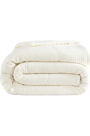 Sunday Citizen Colcha ajustada en espiga herringbone snug coverlet en color crema talla all en - Cream. Talla all.