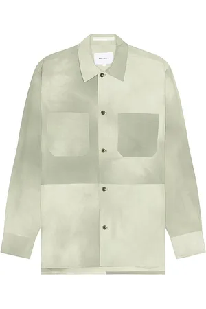 Norse projects Sobrecamisa en color verde oliva talla L en - Olive. Talla L (también en M, S).