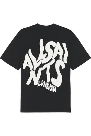 AllSaints Camiseta orlando en color negro talla L en - Black. Talla L (también en M, S, XL/1X).