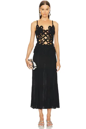 Cult Gaia Vestido nalda knit en color talla S en - Black. Talla S (también en XS).