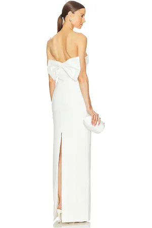LIKELY Vestido largo helen en color talla 12 en - White. Talla 12 (también en 2, 4, 6).