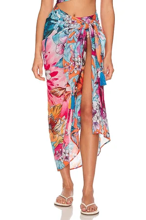 Agua Bendita X revolve marine pareo en color rosado talla all en - Pink. Talla all.