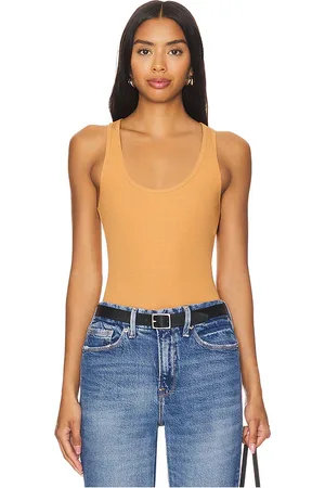GOOD AMERICAN Camiseta tirantes en color bronce talla 2X en - Tan. Talla 2X (también en 3X, 5X).
