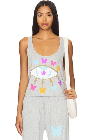LAUREN MOSHI Camiseta tirantes rosetta en color gris talla S en - Grey. Talla S (también en XL).