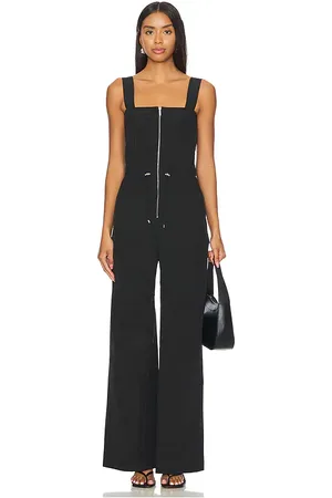 Amanda Uprichard Milo jumpsuit en color talla L en - Black. Talla L (también en M, S, XL, XS).