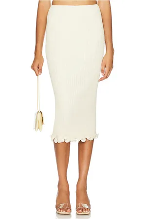 DEVON WINDSOR Falda sloane en color bronce talla M en - Tan. Talla M (también en S).