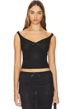 MAJORELLE Phoebe top en color talla L en - Black. Talla L (también en M, XL).