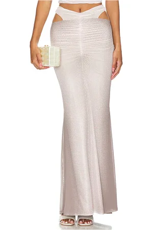 AFRM Falda bocce en color nude talla M en - Nude. Talla M (también en XL).