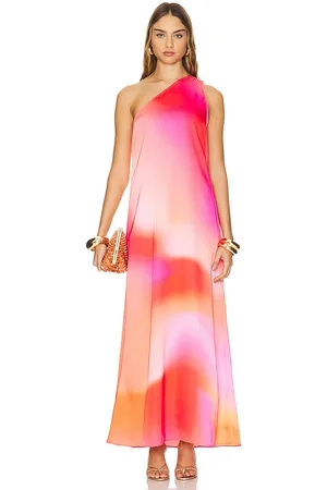 Baobab Maxi vestido un hombro coralina en color rojo talla S en - Red. Talla S (también en XS).