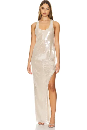 Retrofete Vestido bella en color talla M en - Cream. Talla M (también en S).