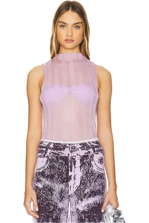 PH5 Top sin mangas jasmine sheer en color talla M en - Lavender. Talla M (también en S, XS).