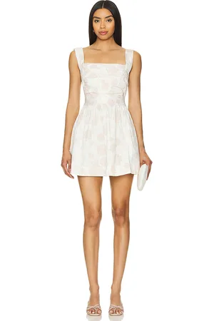 Free People Vestido meet me en maui en color blanco talla L en - White. Talla L (también en M, XL).
