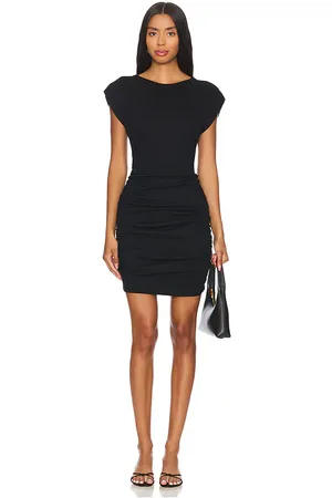 MICHAEL STARS Vestido midi ricci en color talla M en - Black. Talla M (también en S, XS).