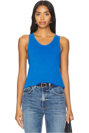 Michael Lauren Tanque equipado wylder en color azul talla S en - Blue. Talla S (también en XS).