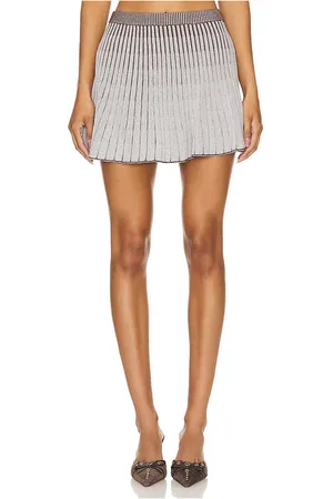 MAJORELLE Minifalda therese en color talla L en - Brown. Talla L (también en XL).