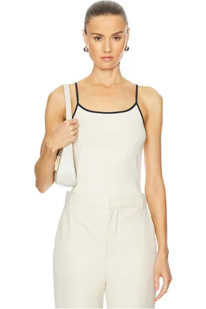 Vince Camisola tipped en color crema talla L en - Cream. Talla L (también en S, XL, XS).