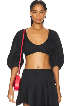 FAITHFULL THE BRAND Soleil top en color talla S en - Black. Talla S (también en L).