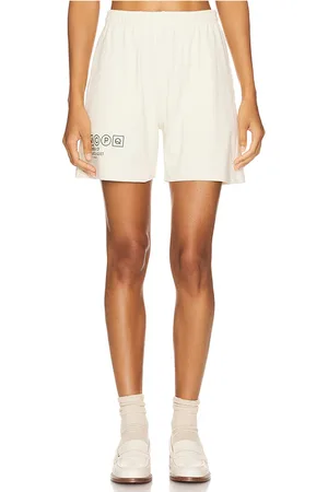Museum of Peace and Quiet Simple living sweatshorts en color crema talla M en - Cream. Talla M (también en XS).
