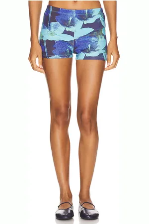 Miaou Booty shorts en color azul talla L en - Blue. Talla L (también en S).