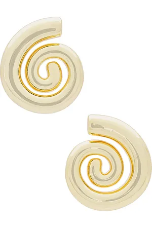 8 Other Reasons Pendientes shell en color oro metálico talla all en - Metallic Gold. Talla all.