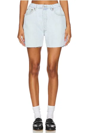 aligrace Maternity baggy short en color azul talla S en - Blue. Talla S (también en XS).