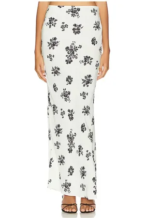House of Harlow Falda maxi jinx en color negro talla L en - Black. Talla L (también en M, XL).