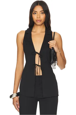 House of Harlow X revolve arlo vest top en color talla S en - Black. Talla S (también en XXS).