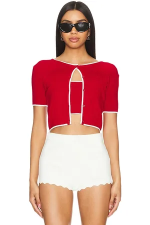 MAJORELLE Conjunto cardigan amy en color talla L en - Red. Talla L (también en M, S, XS).