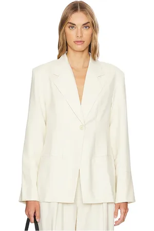 FAITHFULL THE BRAND Soleil blazer en color ivory talla M en - Ivory. Talla M (también en S, XS).