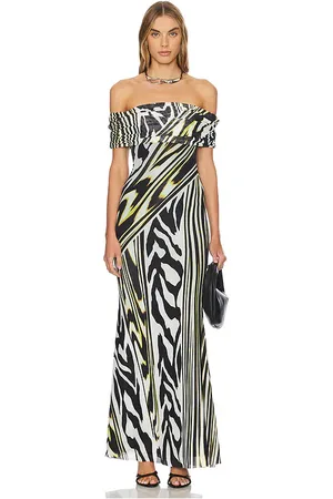 AFRM Vestido mccall en color negro talla S en - Black. Talla S (también en XS, XXS).