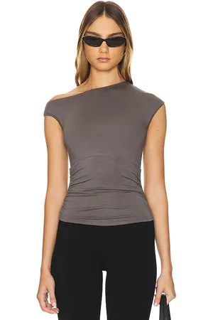 ALL THE WAYS Valerie top en color talla L en - Grey. Talla L (también en S, XS).