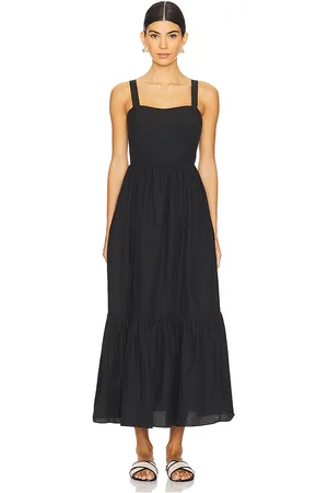 THEORY Vestido tiered en color talla 12 en - Black. Talla 12 (también en 4).