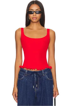 Lovers And Friends Camiseta tirantes delanie en color talla L en - Red. Talla L (también en XL).