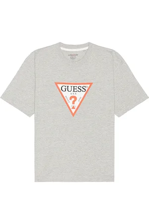 Guess Camiseta iconic en color gris claro talla L en - Light Grey. Talla L (también en M, S, XL/1X).