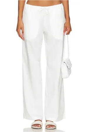 Frankies Bikinis Pantalones con cordón en color talla L en - White. Talla L (también en XL/1X).