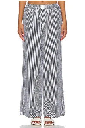 SNDYS Pantalones darian stripe en color azul talla L en - Blue. Talla L (también en S, XS, XXL).
