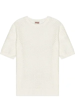 Guess Jersey en color blanco talla L en - White. Talla L (también en M, XL/1X).