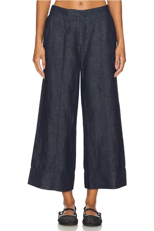 BROCHU WALKER Pantalón vaquero cropped odele en color denim-dark talla L en - Denim-Dark. Talla L (también en S).