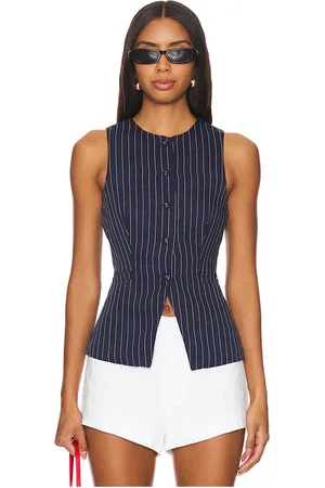 ALL THE WAYS Chaleco jianna en color azul marino talla S en - Navy. Talla S (también en XS).
