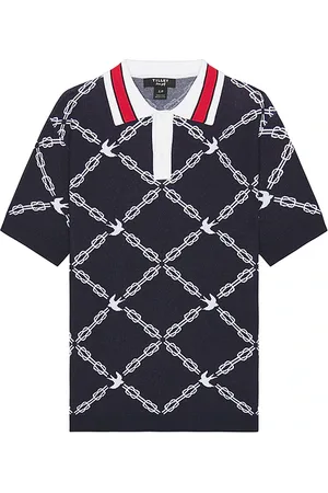 Tilley Polo jacquard en color negro talla L en - Black. Talla L (también en M).