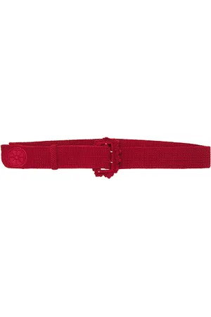 nastyamasha Cinturón crochet with embroidery logo en color talla all en - Red. Talla all.