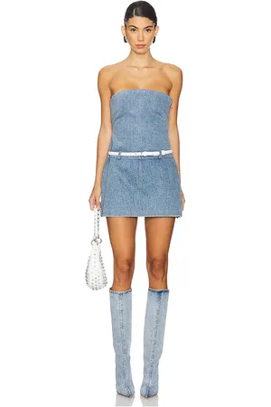 Retrofete Vestido rayne en color denim claro talla L en - Denim-Light. Talla L (también en M).