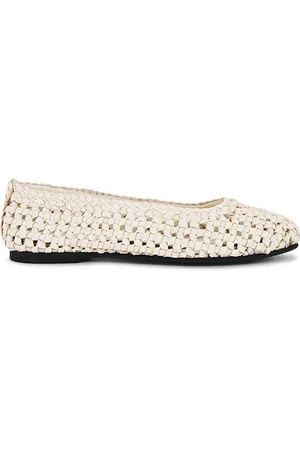 St Agni Zapatillas ballet macrame mesh en color crema talla 40 en - Cream. Talla 40 (también en 41).