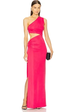 Michael Costello Vestido decker en color talla L en - Red. Talla L (también en M, S, XL, XS).