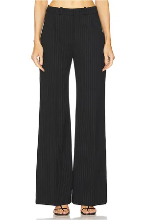 Amanda Uprichard Pantalones slater en color negro talla L en - Black. Talla L (también en M).