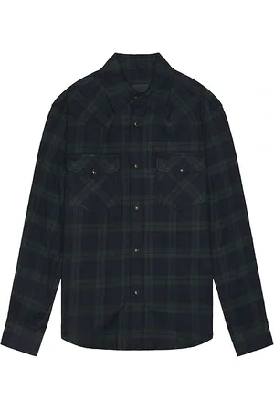 NILI LOTAN Camisa en color verde oscuro talla L en - Dark Green. Talla L (también en M, S).