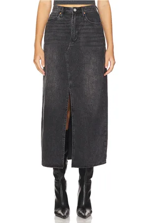 BLANK NYC Falda denim en color negro talla 24 en - Black. Talla 24 (también en 25, 26, 27, 28, 31).