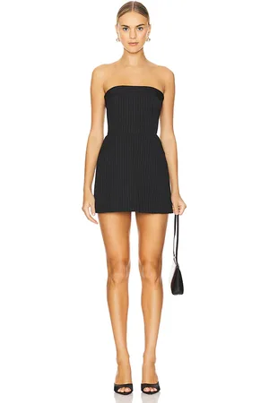 Amanda Uprichard X revolve kerry romper en color negro talla L en - Black. Talla L (también en M, S, XL).